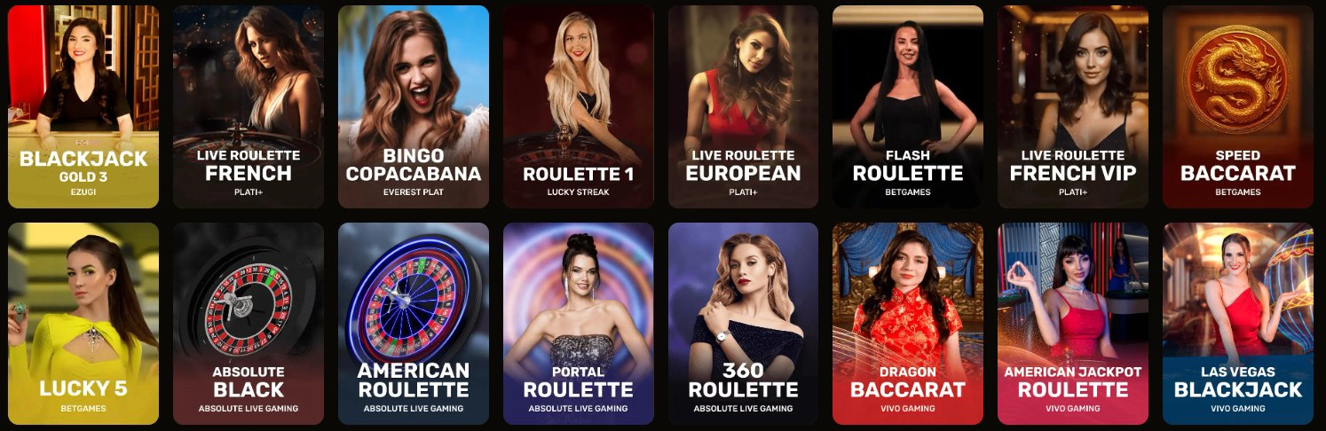 AmunBet Casino live games