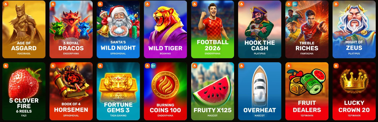 AmunBet Casino top games